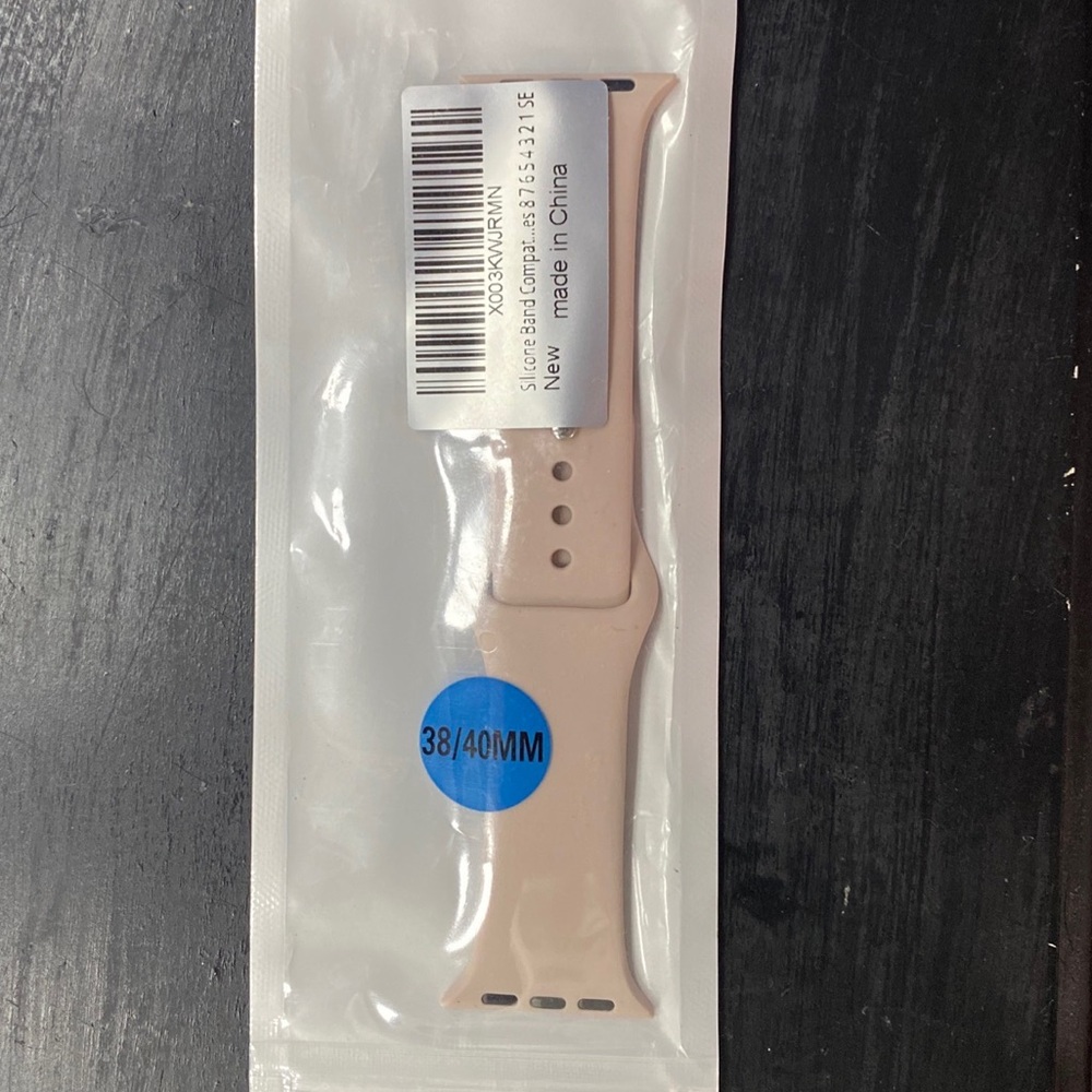 silicone watch band for apple iwatch 38/40mm pink